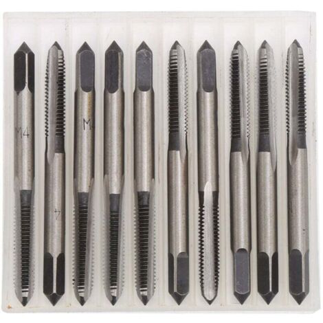 Fournitures industrielles Zoternen, quincaillerie pour machines-outils, acier au carbone M4, manuel, 10 pièces (1/4)
