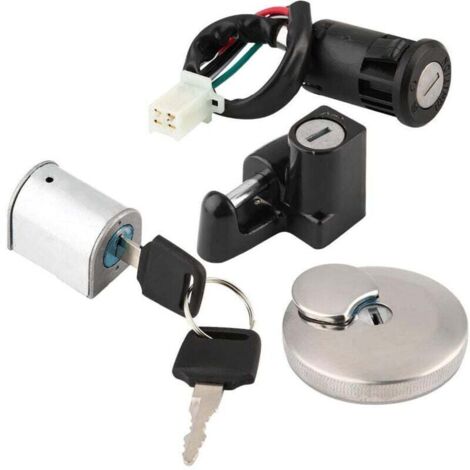 Bouchon De Réservoir Universel Noir Avec Verrou Et 2 Clés – 80mm – Essence/diesel – NEUF