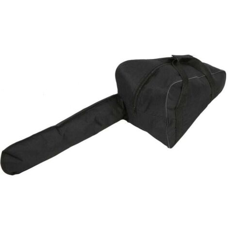 Sacoche de transport pour tronçonneuse Sac portable robuste en tissu Oxford imperméable pour bûcheron(Noir) (1/4)