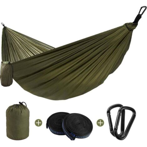 Hamac Parachute Grill 20D, ultra léger, en nylon, pour camping en plein Hamac Parachute Grill 20D, ultra léger, en nylon, pour camping en plein