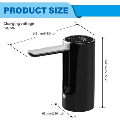 Distributeur d'eau automatique pour bidon d'eau, Pompe à eau électrique, Chargeur USB