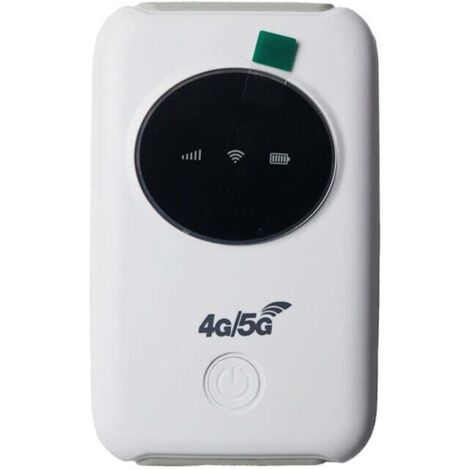 Modem 4G débloqué. routeur Portable USB 150Mbps. batterie intégrée de 3200MAh. pour les voyages d'affaires. blanc (1/4)