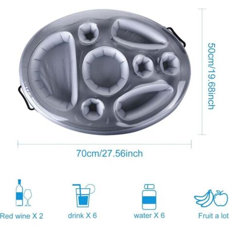 Sonew Porte-boisson flottant pour piscine -- Support à Boisson Flottant Sonew Porte-boisson flottant pour piscine -- Support à Boisson Flottant