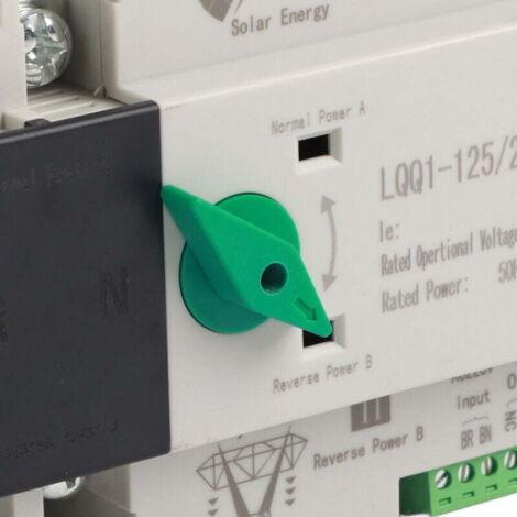 Automatische omschakelaar Dual Power 80A AC230V 50/60Hz Milliseconde