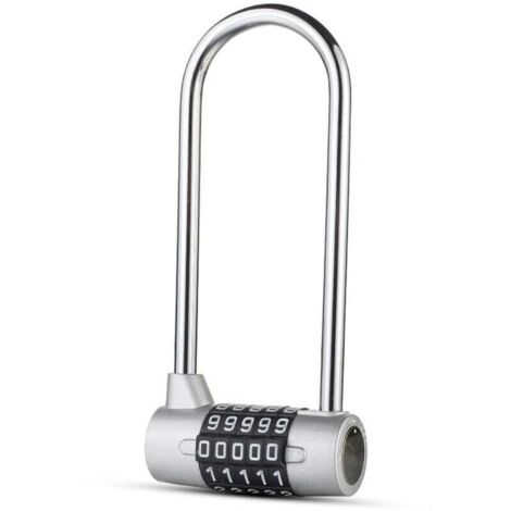 2.75 pouce poutres serrure armoire porte mot de passe gym 5 serrure à combinaison solide cadenas en alliage de zinc réinitialisable (1/4)