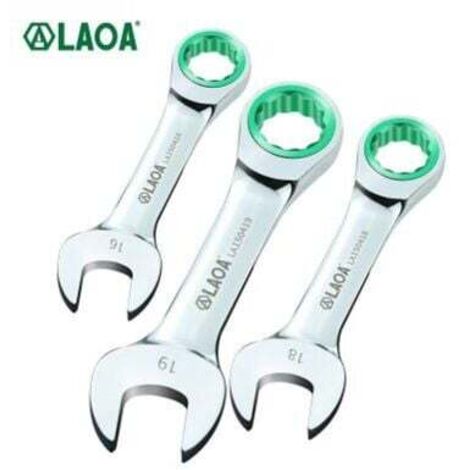 – Clé à cliquet courte, Mini clé réglable CR-V 5.5-9mm, clé singe pour voiture, pièces de rechange automobiles, outils manuels de bricolage (1/4)