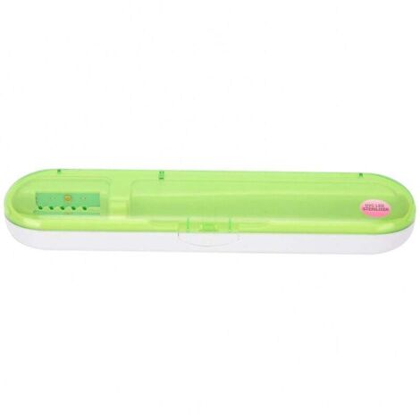 Porte-brosse à dents UV LED Nettoyeur de dentifrice désinfectant ultraviolet portable (1/4)