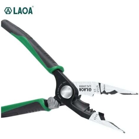 – Pince à bec, Pince plate, droit Pince a bec pointu Outils a main, multi-outils de 8 pouces, pinces combinées à nez aiguille, fonction avec fonction de verrouillage (1/4)