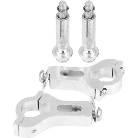 Support Montage Guidon Moto 22 Mm - Kit Protège-mains Alliage Aluminium Antirouille, Universel Dirt Bike, Motocross, ATV, Quad