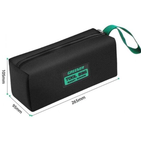 Sac à outils pour électricien, étanche, grande capacité, résistant à l'usure, large ouverture pour le travail du bois