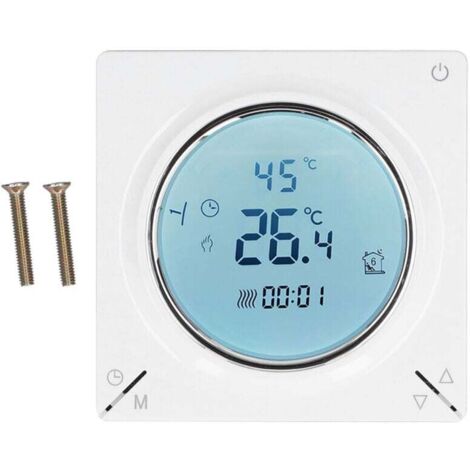 Thermostat intelligent, lecture rapide, puce fiable, forte interférence, écran LCD pratique pour la maison (1/4)