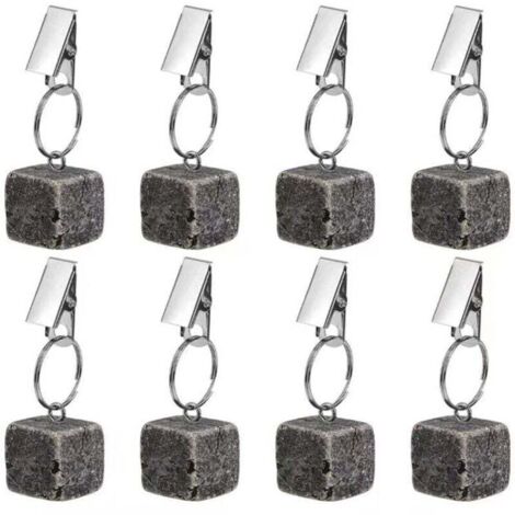 YCVSKY Poids pour Nappe de Table Exterieur,8 Pièce Pince pour Nappe de
