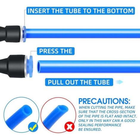 2 Pièces Tube Rond En Cuivre 8mm Exterieur X 6mm Interieur - 500mm Long - Tuyau Sans Soudure