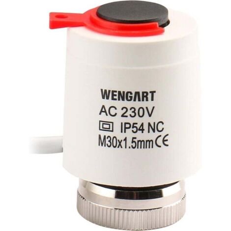 Actionneur thermique WG20, normalement fermé AC230V,M301.5 convient à presque tous les collecteurs de circuit de chauffage courants (1/4)