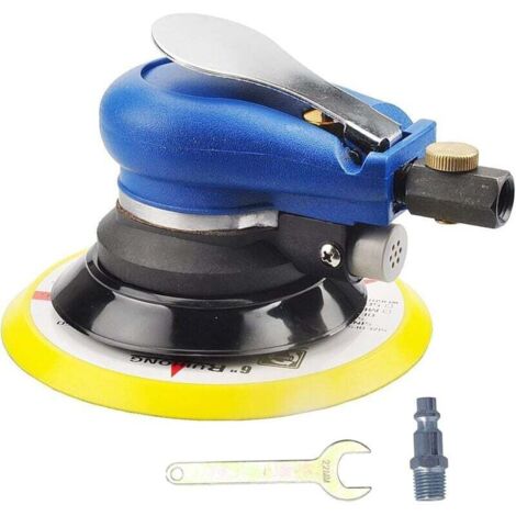 -Ponceuse excentrique à air comprimé pneumatique orbitale avec disque Ø 150 mm 6“