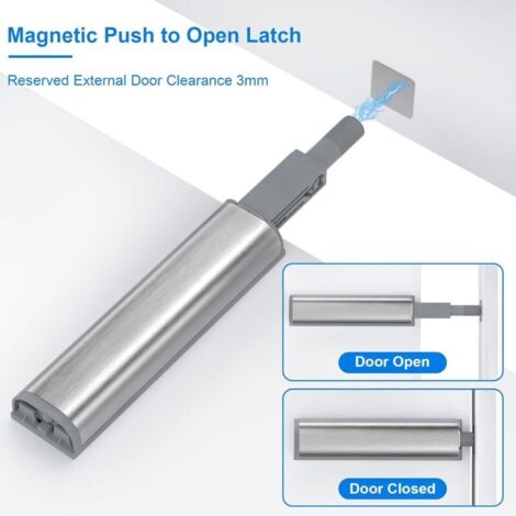 Push to Open Aimant Poussoir Porte Placard Lot de 10 Push Open Porte ...