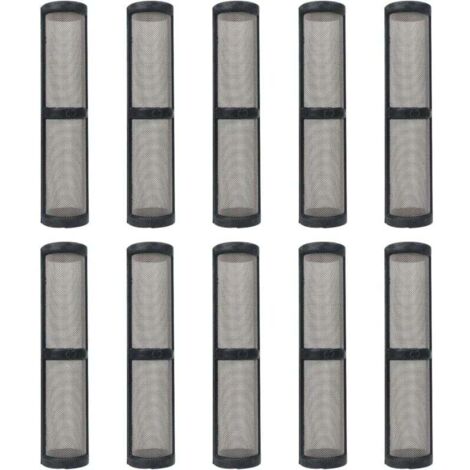 Lot de 10 filtres de collecteur de pompe 246384, filtre pulvérisateur de peinture sans air à 60 mailles pour pulvérisateurs sans air 390 395 490 495 (1/4)