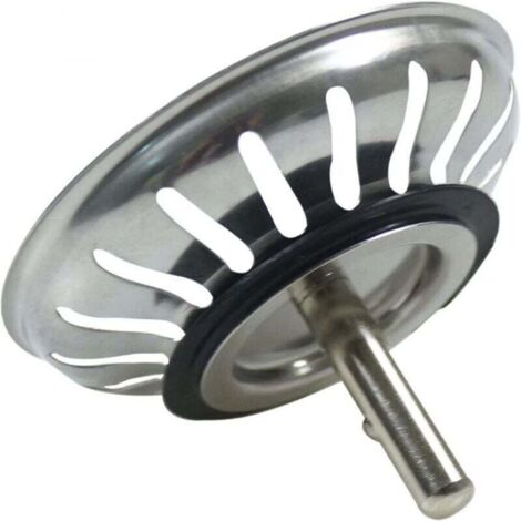 évier de Cuisine en Acier Inoxydable Bouchon Passoire de Cuisine évier Passoire en Acier Inoxydable Accessoires D'égout Adapté pour La Cuisine Et Salle de Bains (1/4)