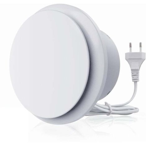 100mm Extracteur d'air 130m³/h 15W, Fonctionnement silencieux Ventilateur d'extraction à fort débit d'air, Économe en énergie, Pour Salle de Bain, Cuisine,toilettes, Serres,Tentes (4 inch)