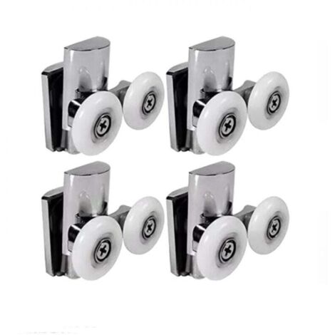 Roulettes de Porte de Douche,23 mm Roues De Porte de Douche en Haut ou en Bas (1/4)