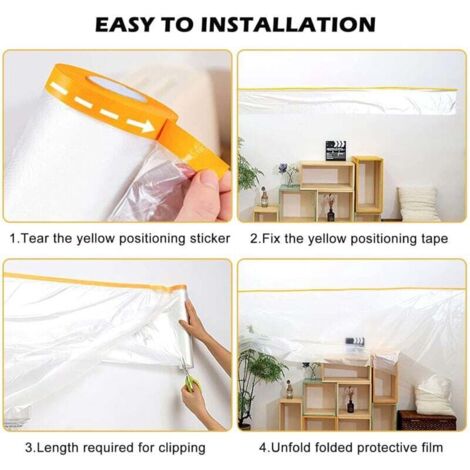 Film De Masquage Bâche Transparent ECAR - ECAR