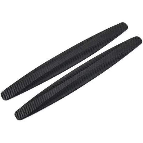 Bandes de protection en caoutchouc pour pare-chocs de voiture, autocollants de protection pour portières de voiture, bandes de protection anti-rayures, 2 pièces (taille : noir) (1/4)