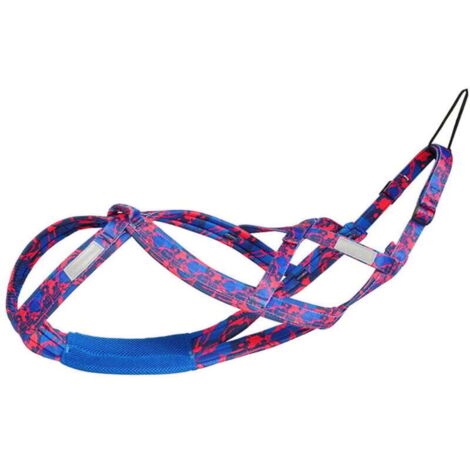 Harnais de traction lesté pour chiens, entraînement de vitesse, harnais de traîneau pour chiens moyens et grands, rose rouge, taille L