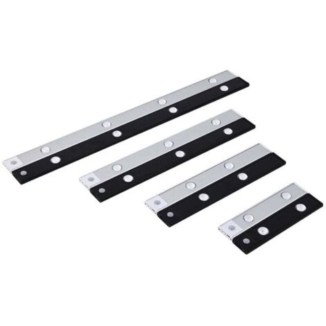Applique murale d'intérieur, 40 cm de long, 40 W, LED noire, dimmable 3000-6500 K, idéale pour les pièces à vivre (1/4)