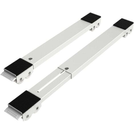 Roulettes extensibles pour lave-linge et réfrigérateur, robustes, roulettes de support pour lave-linge et réfrigérateur, pour le déménagement, lave-linge et sèche-linge, base mobile