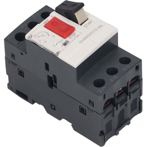 Disjoncteur moteur 3P Interrupteur de protection contre les surcharges Bouton de démarrage manuel du moteur AC 690V GV2-ME20C 13-18A (1/4)