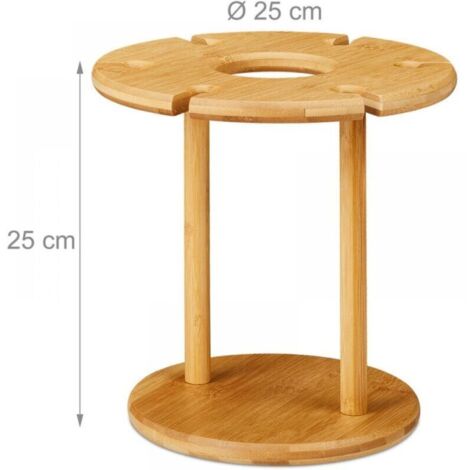 Sarngk Porte-Bouteilles Pliable 6 Trous - Panier Rangement Cuisine Barbecue Portable Pour Bouteilles Et Verres