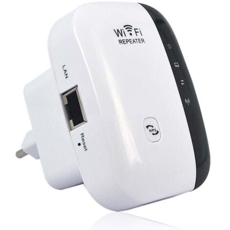 Répéteur WiFi Puissant 300Mbps Amplificateur WiFi Puissant 2.4GHz WiFi Range Booster WiFi Répéteur Extenseur sans Fil avec Port Ethernet, WiFi Extender WiFi Booster, Protection WPS (1/4)