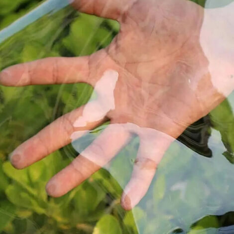 Housse De Protection Hivernale Pour Plantes – Transparente, PE, Résistante Pluie Et Gel, Réutilisable