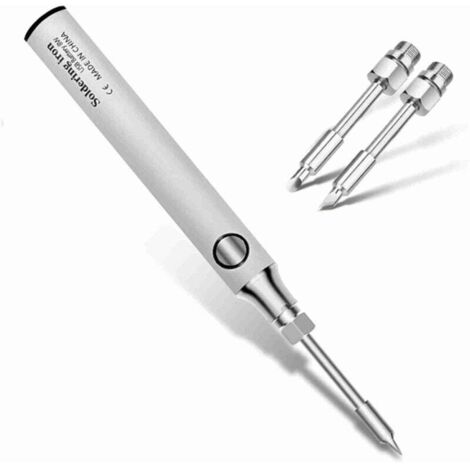 Fer à souder Compact sans fil, Rechargeable par USB, outils de soudage portables plus sûrs, stylo portatif pour bricolage à domicile (1/4)