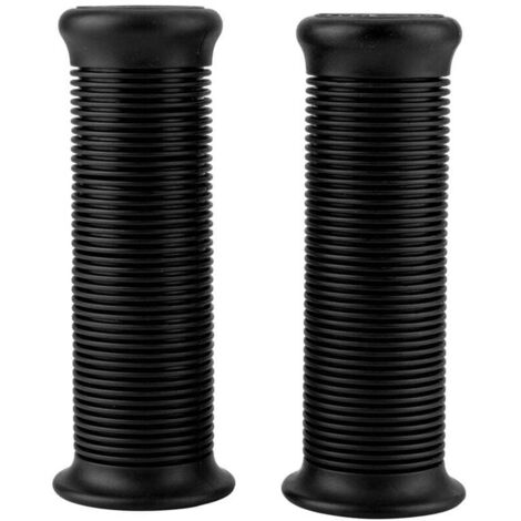 Paire de poignées de guidon universelles en TPU pour moto, 1 pouce, 25mm/ 1.1 pouces, 28mm, Vintage, noires (1/4)