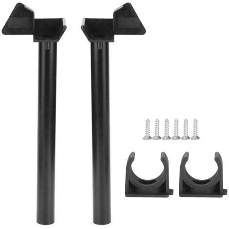 Trywise Kit de tuyaux aboutés pour gouttières d'eau de pluie pour serre, fournitures d'accessoires de tuyaux de descente de Drainage (1/4)