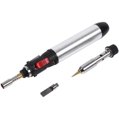 Kit de fer à souder au gaz Butane sans fil 4 en 1, outil de torche de soudage à température réglable