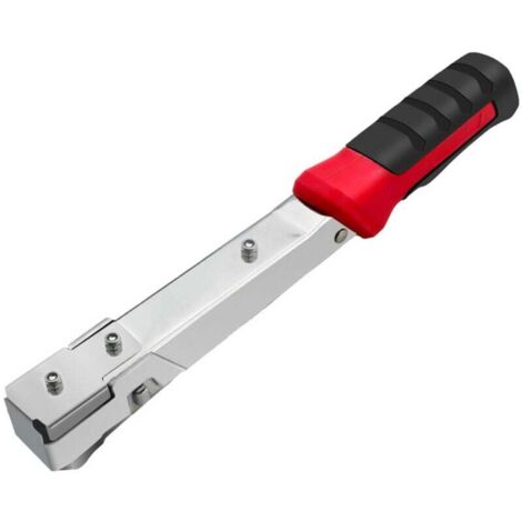 Agrafeuse à marteau portative pour agrafes de type porte - Production manuelle de meubles très efficace, décoration de menuiserie, décoration intérieure et câblage fixe (1/4)