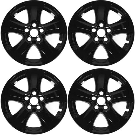 4 Pcs Couvercle De Moyeu De Roue En Noir Brillant, Remplacement Du Capuchon De Moyeu De Roue pour Toyota Rav4 XLE LE Hybrid de 2019 à 2023 (1/4)