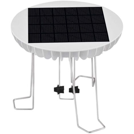 Agitateur solaire BSV-SW003 IP65 5V 2W batterie blanc bassin (1/4)