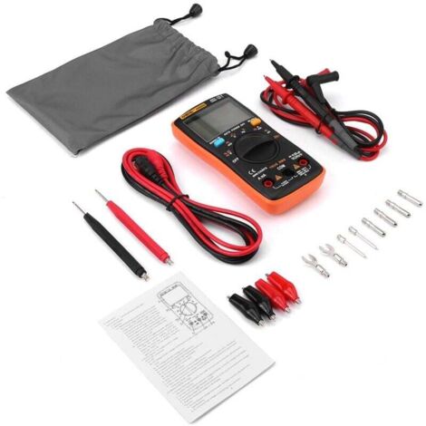 Trywise Multimètre Numérique, ANENG AN8008 True-RMS Multimètre Numérique AC DC Ampèremètre Courant Ohm Mètre (1/4)