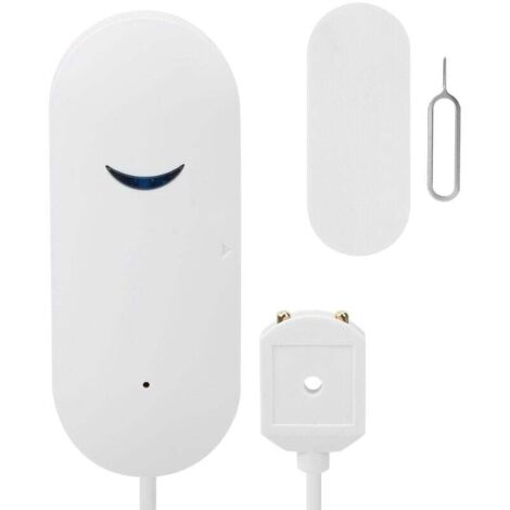 Détecteur de fuite d'eau WIFI, capteur d'inondation et de débordement, alarme avec ruban adhésif double face pour Tuya (1/4)