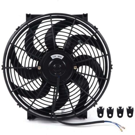 Ventilateur De Radiateur Moto 12V - Pour VTT/Quad 150-250cc, Mince, Plastique/fonte - Remplacement Refroidissement