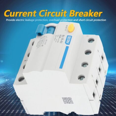 Interruttore Scatolato Jadeshay BL1E-63 3P+N 63A 30mA | RCCB Miniaturale 230V 6kA