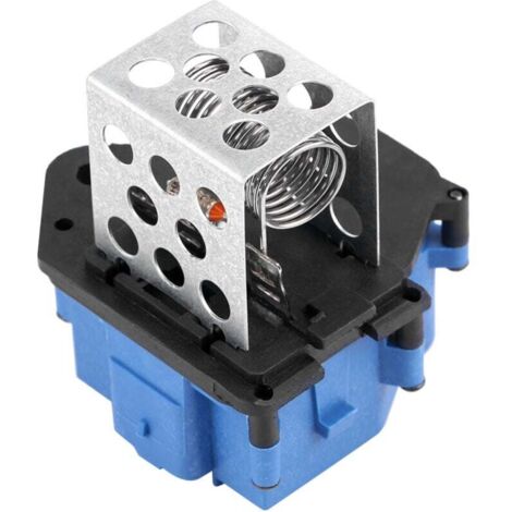 Heater Blower Motor Resistor Replacement HVAC Blower Motor Resistor For Peugeot 206, 307, 406 - Metal Silver Tone Replacement Part Astro Van