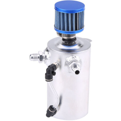 Oil Catch Can Auto, 300ml Aluminium Voiture Réservoir, Universel Séparateur Bidon Huile Voiture
