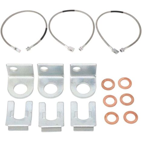 Lignes de Frein 89715 Robustes et Fiables, Lignes de Frein Étendues pour Wrangler TJ YJ XJ 1987 à 2006 (1/4)
