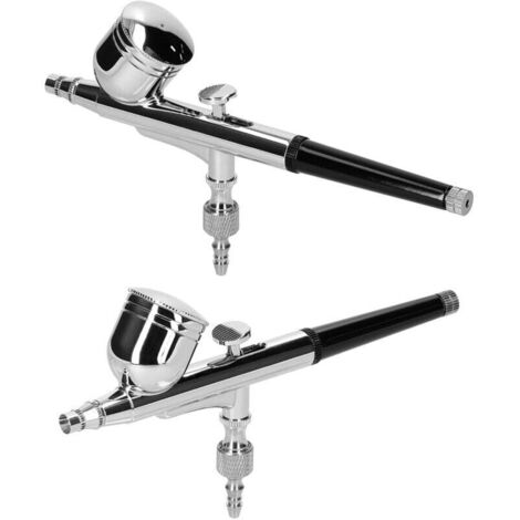 Kit de compresseur d'air aérographe professionnel polyvalent de 0.3mm, ensemble de pompe à stylo 20-35PSI pour la fabrication de modèles, peinture artistique DIY (1/4)