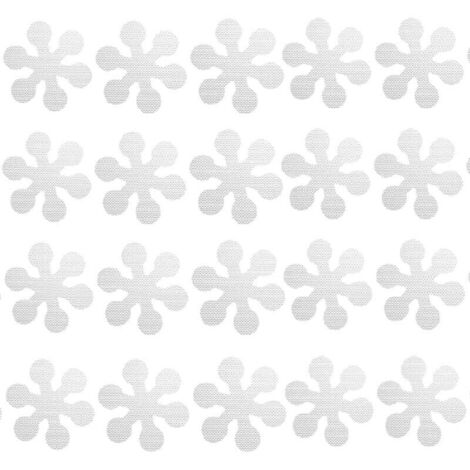 Autocollants antidérapants pour bain et douche, 20 pièces, autocollants antidérapants de sécurité flocon de neige (1/4)