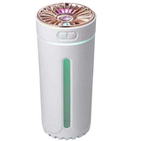 Humidificateur d'air avec arrêt automatique, atomiseur USB portable pour voiture (blanc) (1/4)